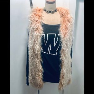 NWOT scoop neck oversized thermal unique Wildfox